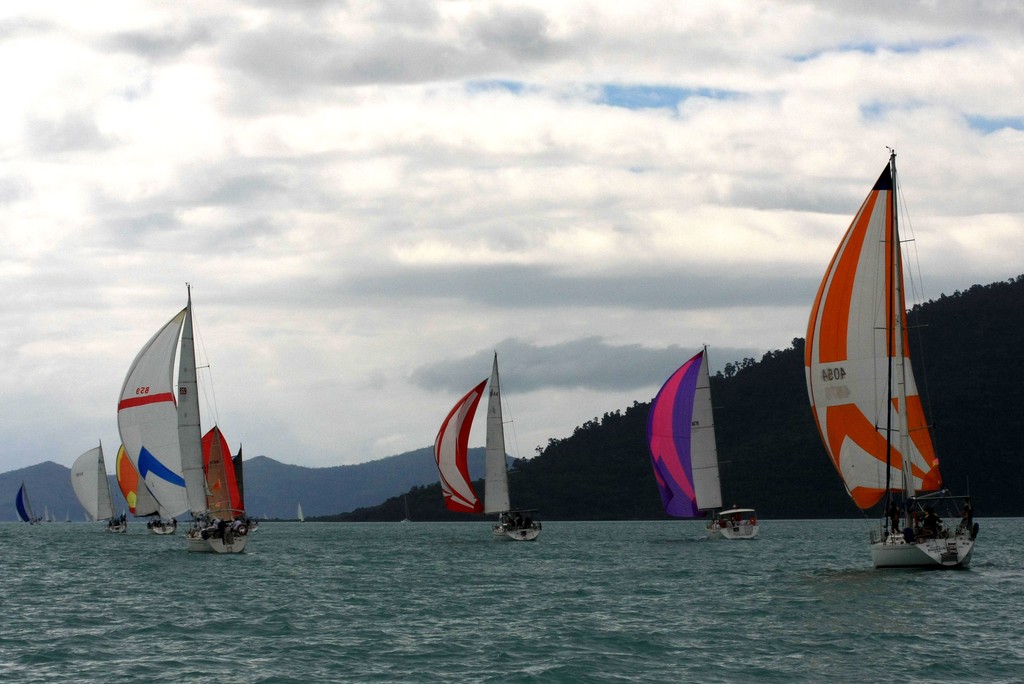 Cruising fleet spinnakers - Day 5 Meridien Marinas Airlie Beach Race Week © Airlie Beach Race Week media 2012